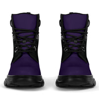 Royal Purple Bandana Chunky Boots