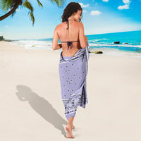 lady wearing lavender sarong