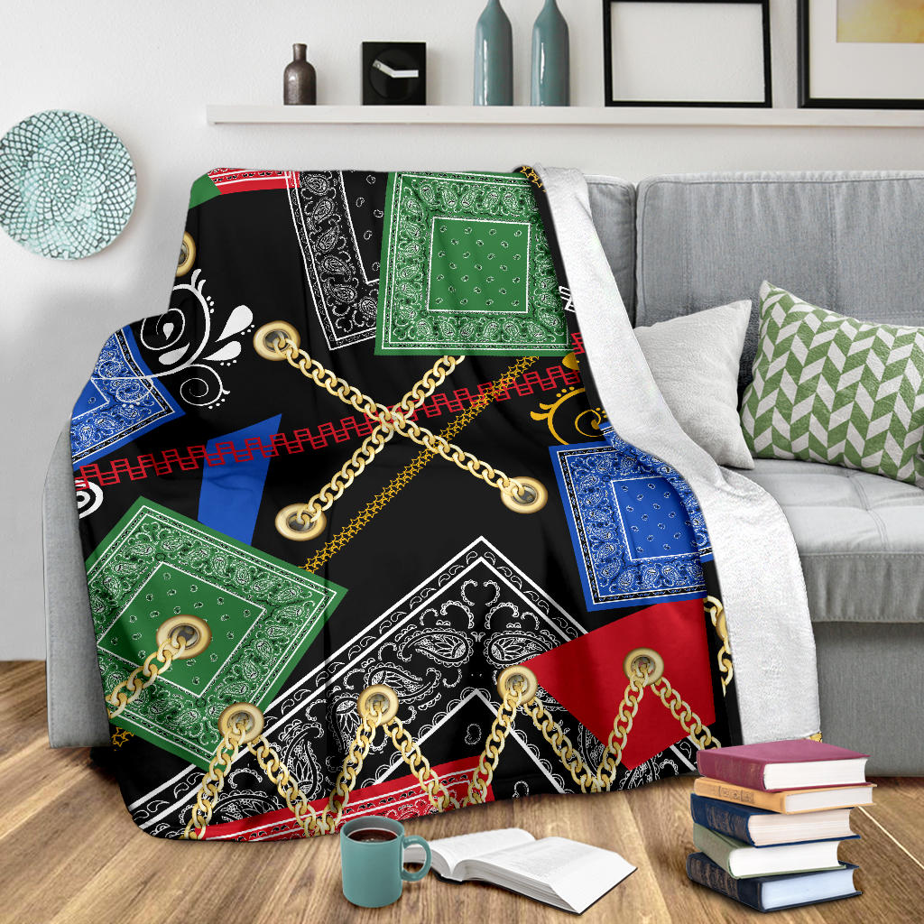 Ultra Plush Abstract Harmony Fleece Throw Blanket