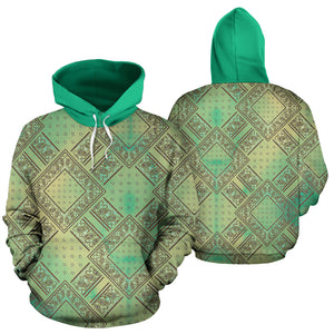 light green hoodie