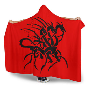 Ultimate Tribal Dragon Hooded Blanket
