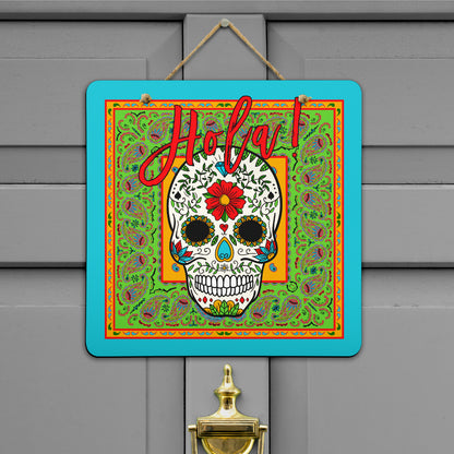 Sugar Skull Door Signs