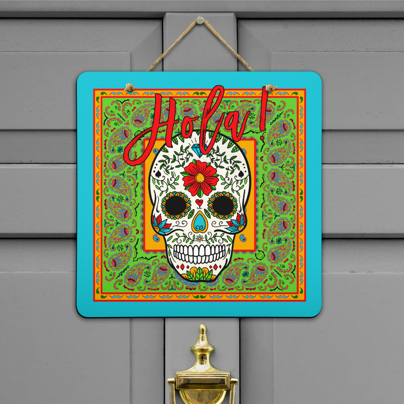 Sugar Skull Door Signs