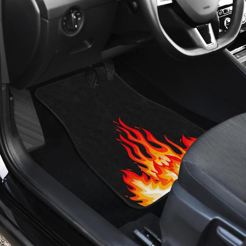 Flame Bandana Auto Floor Mats