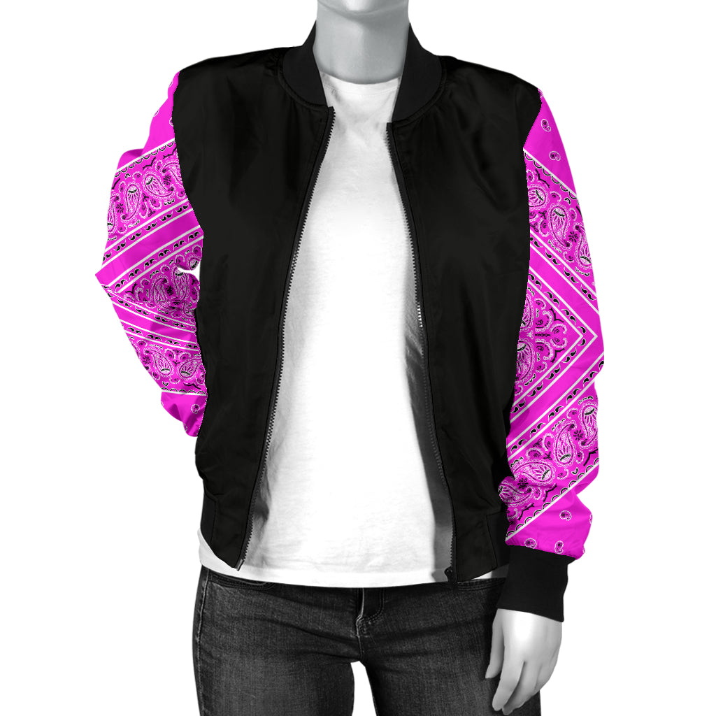 pink bandana jacket womenswear