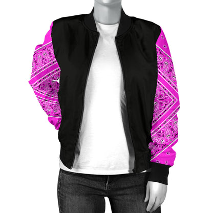 pink bandana jacket womenswear
