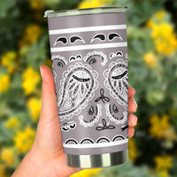 Classic Gray Bandana Tumblers