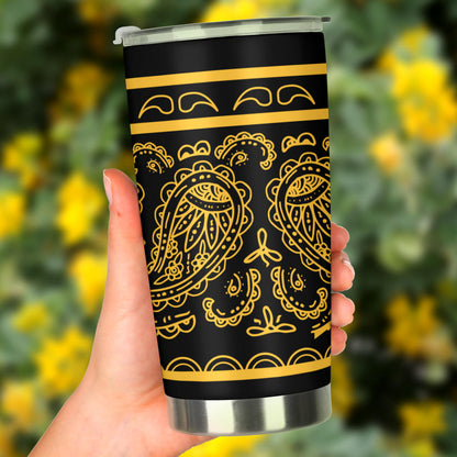 Black Gold Bandana Tumblers