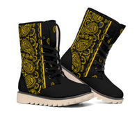 Black Gold Bandana Women's Winter Boots