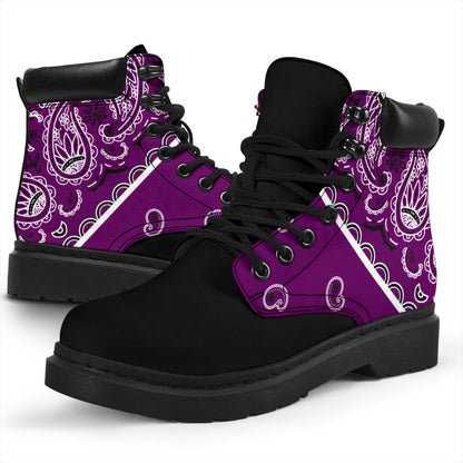 Wild Plum Bandana Blackout All Season Boots