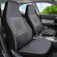 grey seat cover