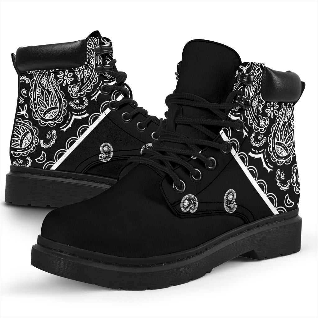 Black Bandana All Season Boots