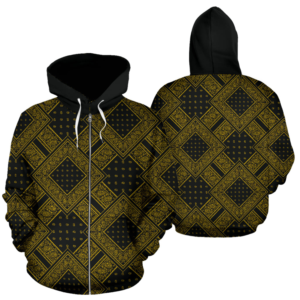 black and yellow team hoodie