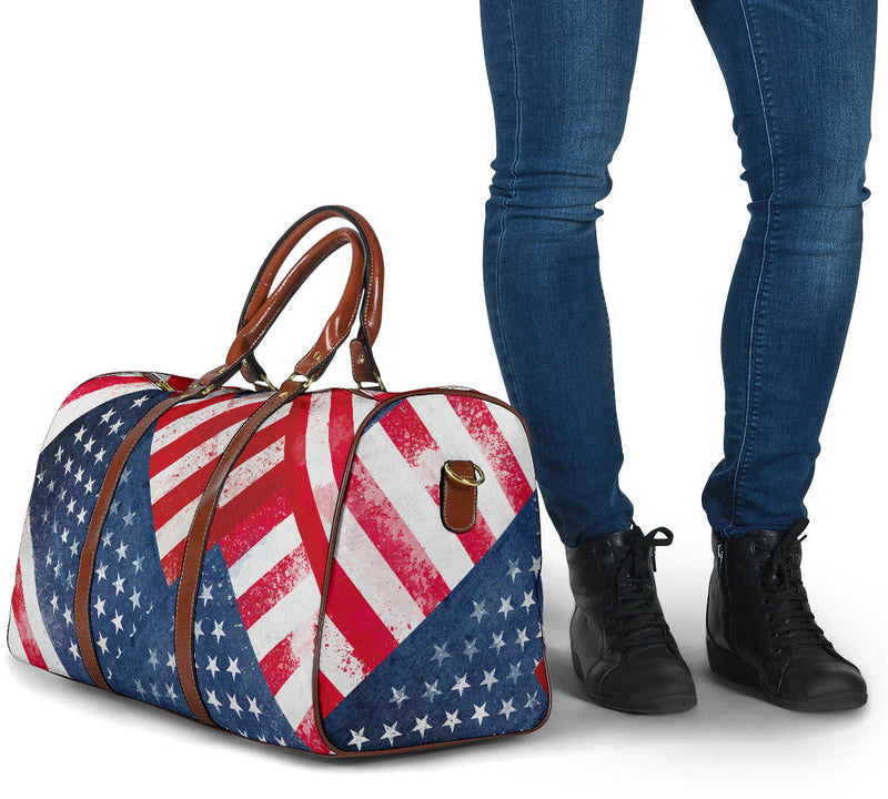 American Flag Bandana Travel Bag
