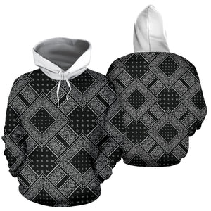 black and white hoodie