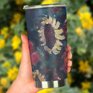 The Sunflower Bouquet Tumblers from Original Fine Art Paining