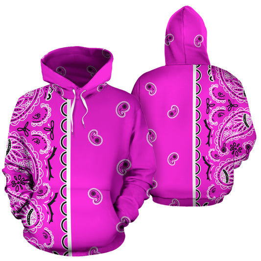pink bandana hoodie
