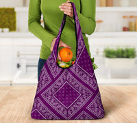 Wild Plum Bandana ReUsable Grocery Bag 3-Pack