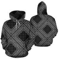 black bandana hoodies
