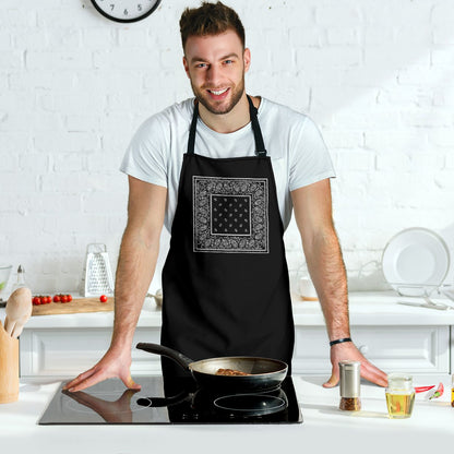 Black Bandana Apron