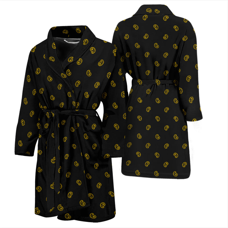 black gold bathrobe