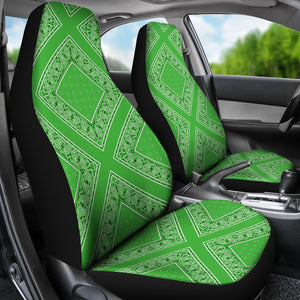 lime green car seat cover
