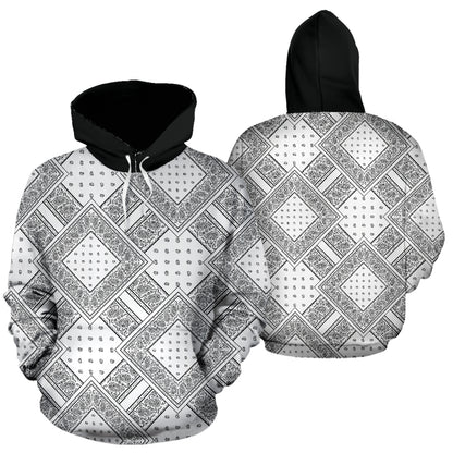white bandana hoodie
