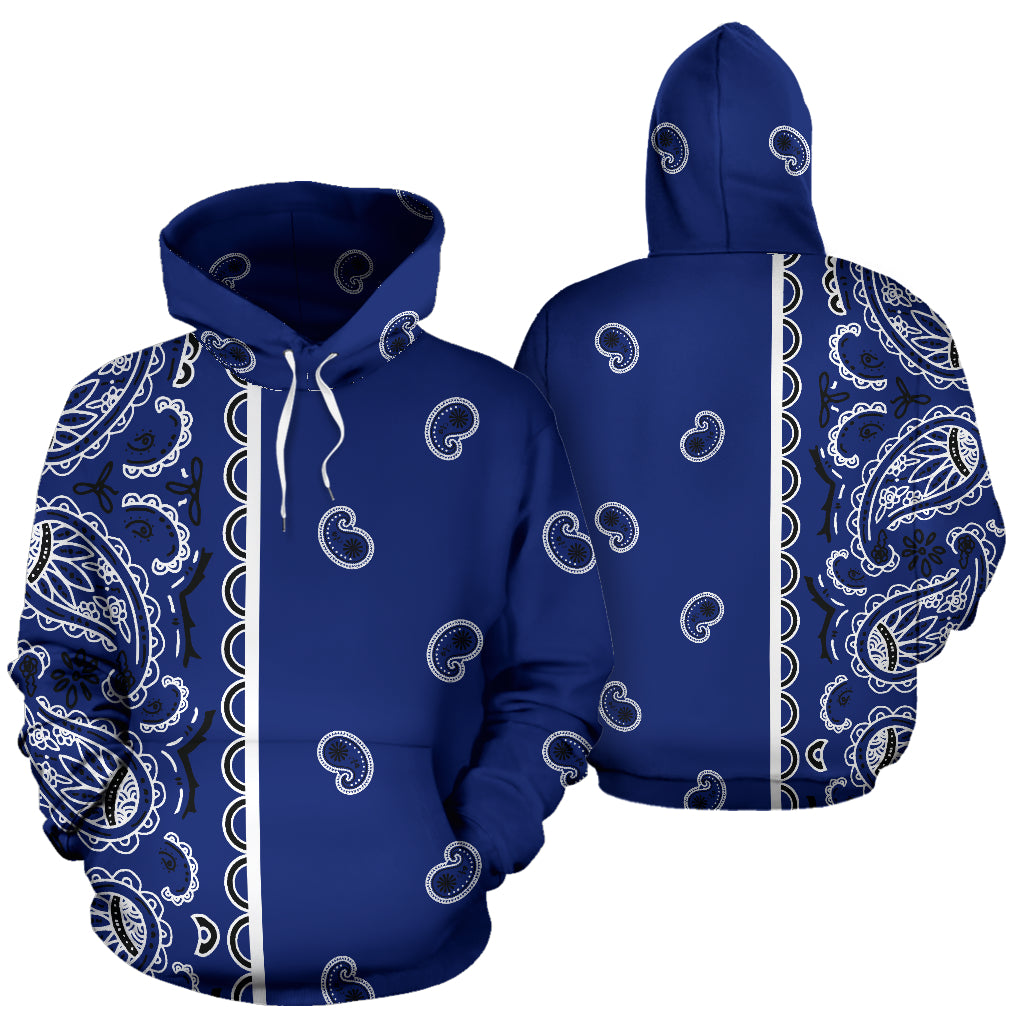 Crip Blue Pattern Crip Blue Bandana Print