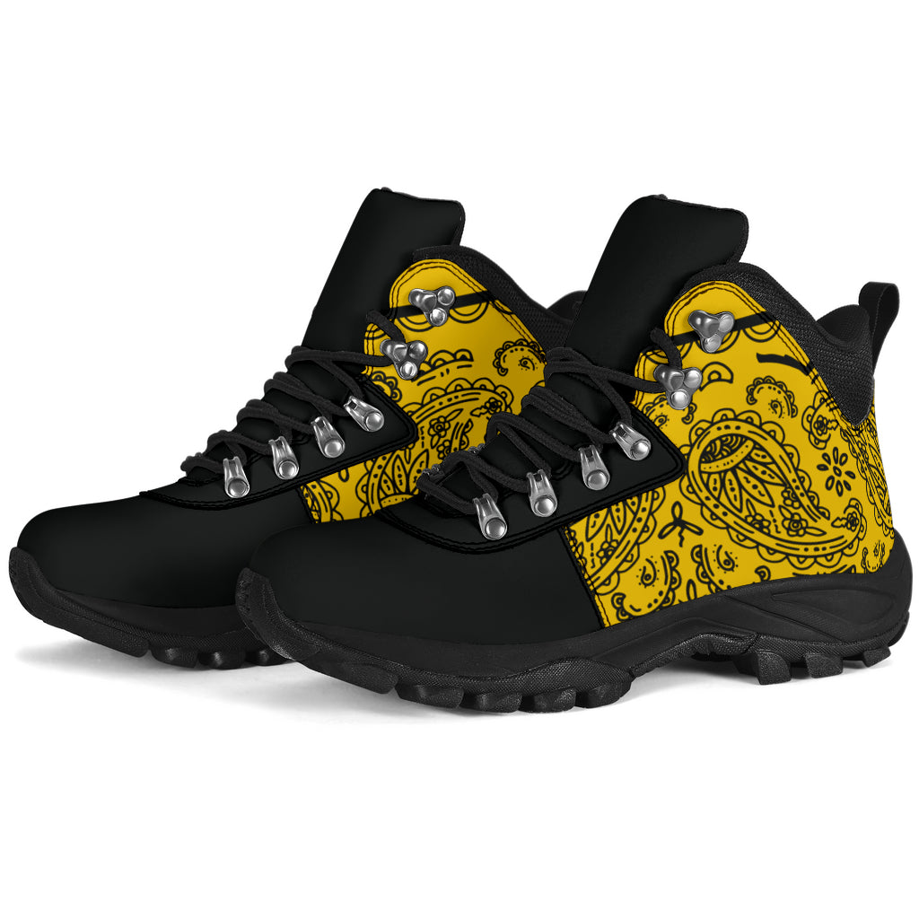 Gold Bandana Alpine Boots