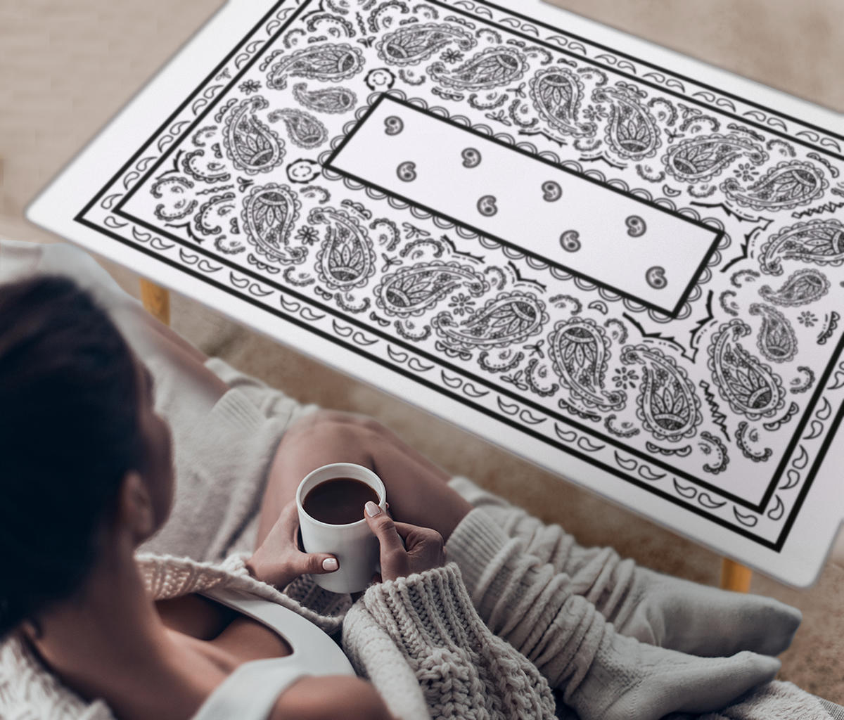 White Bandana Coffee Table