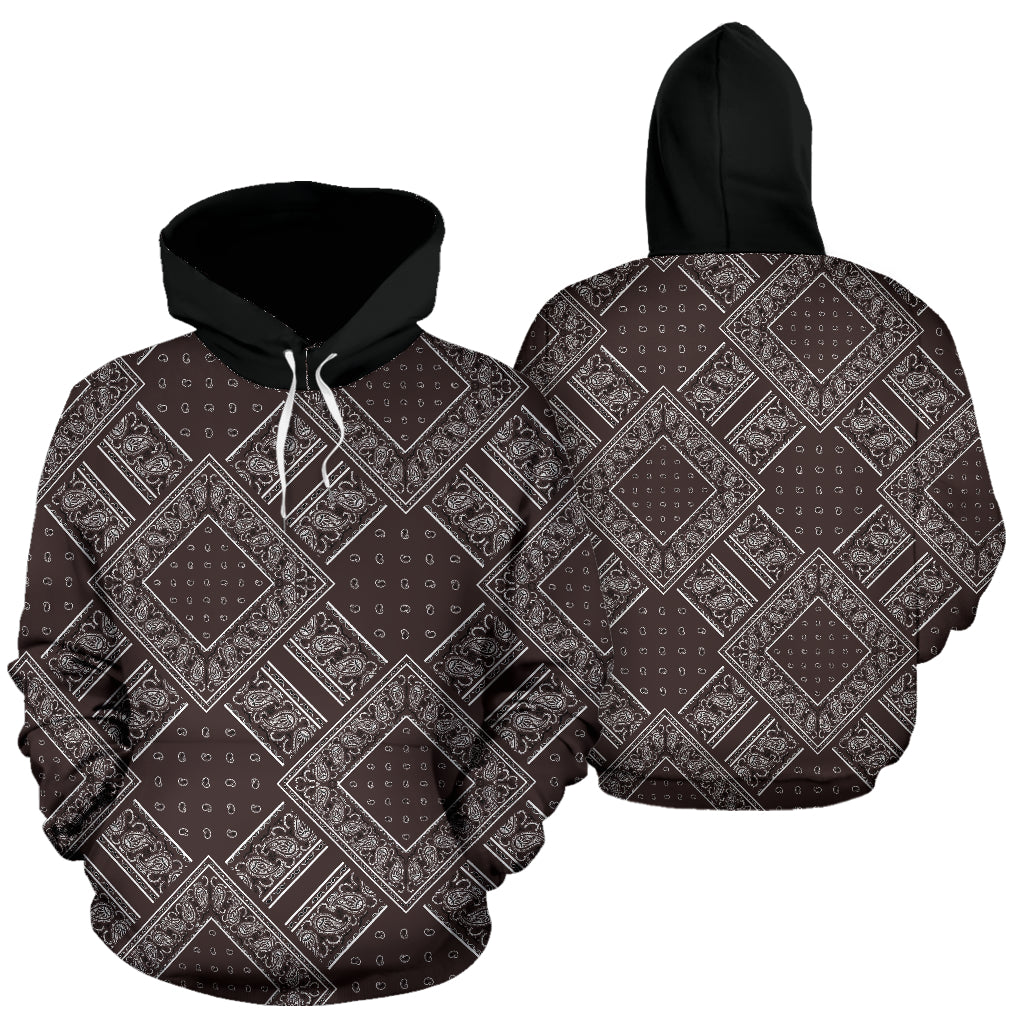 brown bandana hoodies