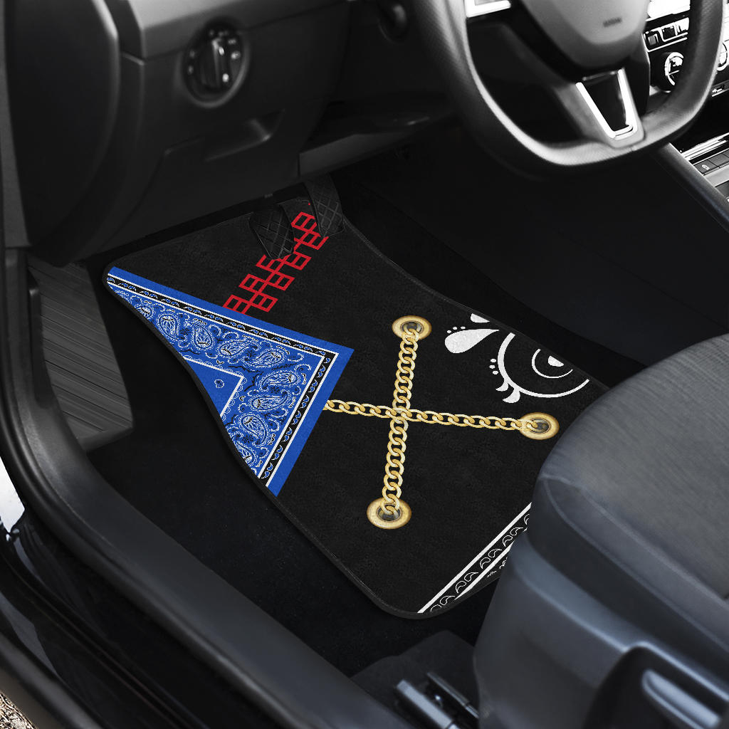 Quad Abstract Harmony Bandana Car Mats