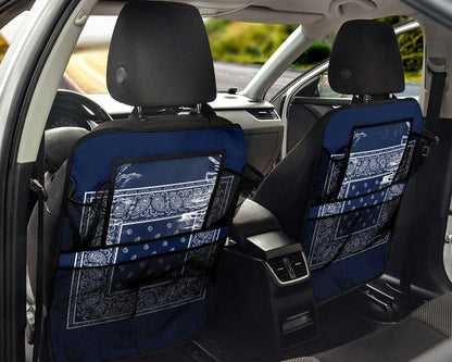 navy bandana seat organizers