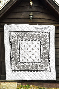 Quilt - White Bandana Quilt