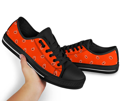 Canvas Low Top Sneakers - Perfect Orange Paisley