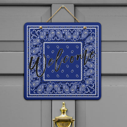 Royal Blue Bandana Signs