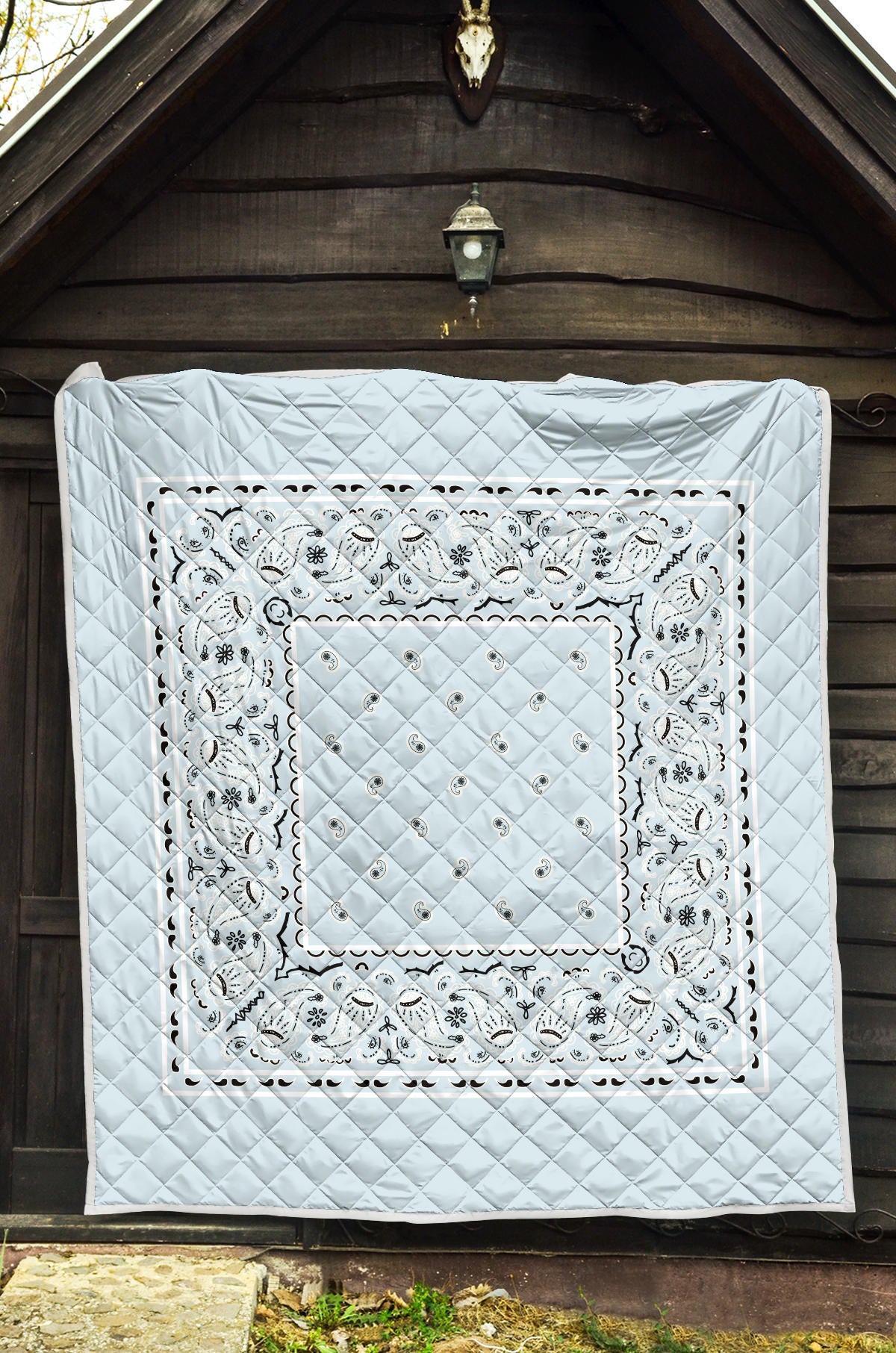 Quilt - Lt Blue Bandana Quilt