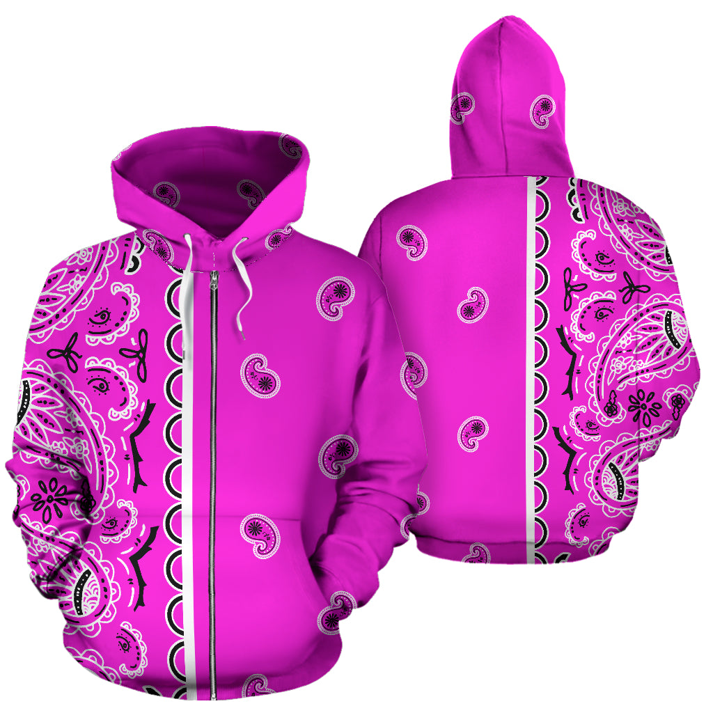thumbnail image 2 of Bandana Print Jogger Sets - Hoodie & Pants Outfits For Men & Women 2 of 10