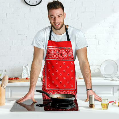 Red Big Bandana Apron