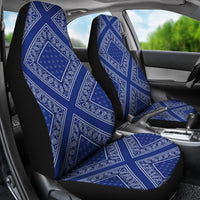Royal blue car seat covers