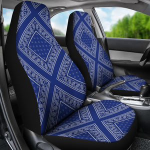Royal blue car seat covers