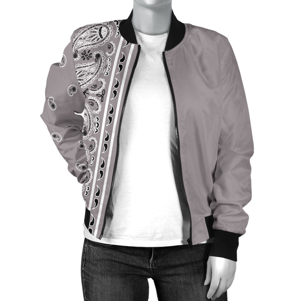 grey bomber jacket