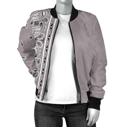 grey bomber jacket