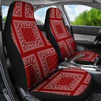Maroon car seat covers