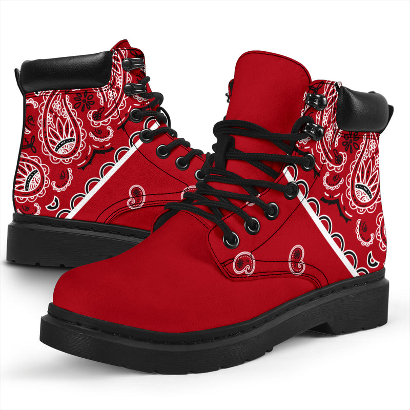 Classic Red Bandana All Season Boots