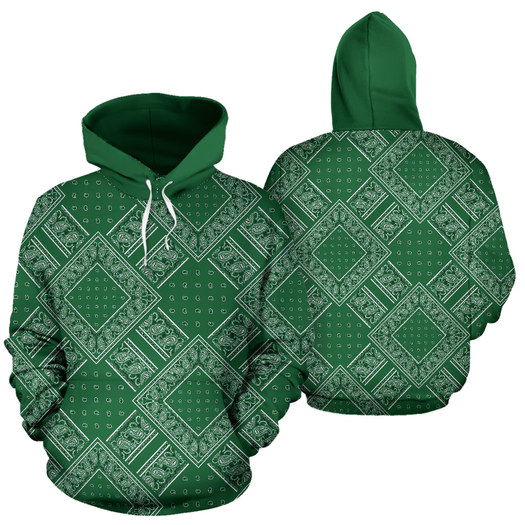 green bandana hoodie