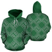 green bandana hoodie
