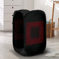 Laundry Basket - OG Black and Red Bandana