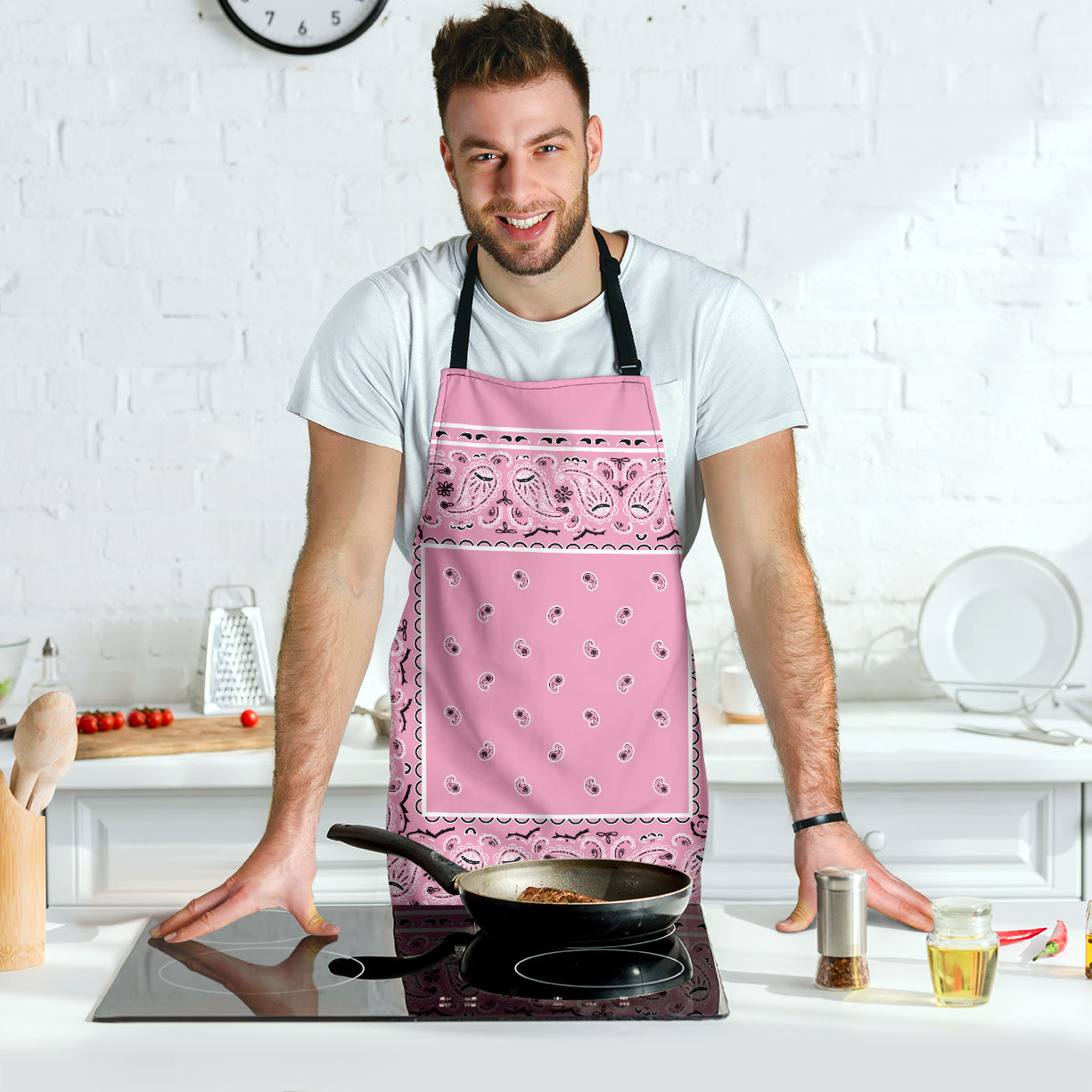Pink Big Bandana Apron