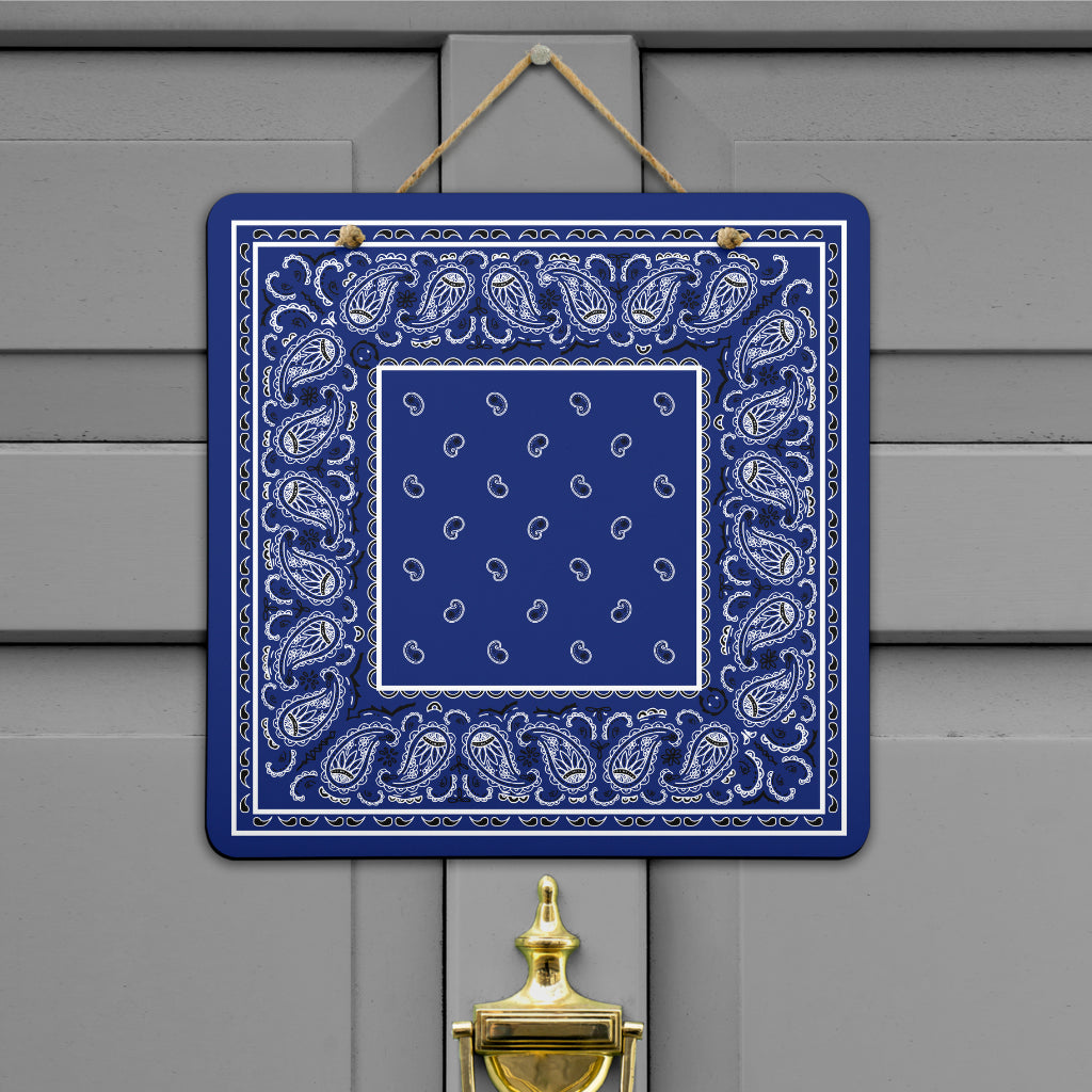 Royal Blue Bandana Signs